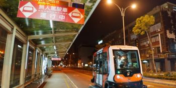 In Taiwan, Modest Test of Driverless Bus 