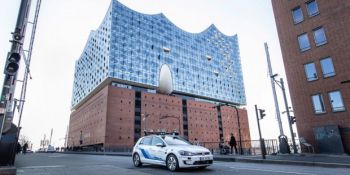 Volkswagen testet selbstfahrenden Golf in Hamburg